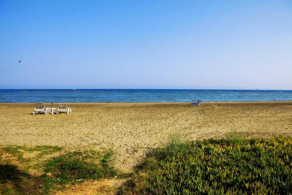 Villa Alba With Beach Access Larnaca Eksteriør billede